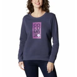 Sudadera De Mujer Columbia Logo Crew
