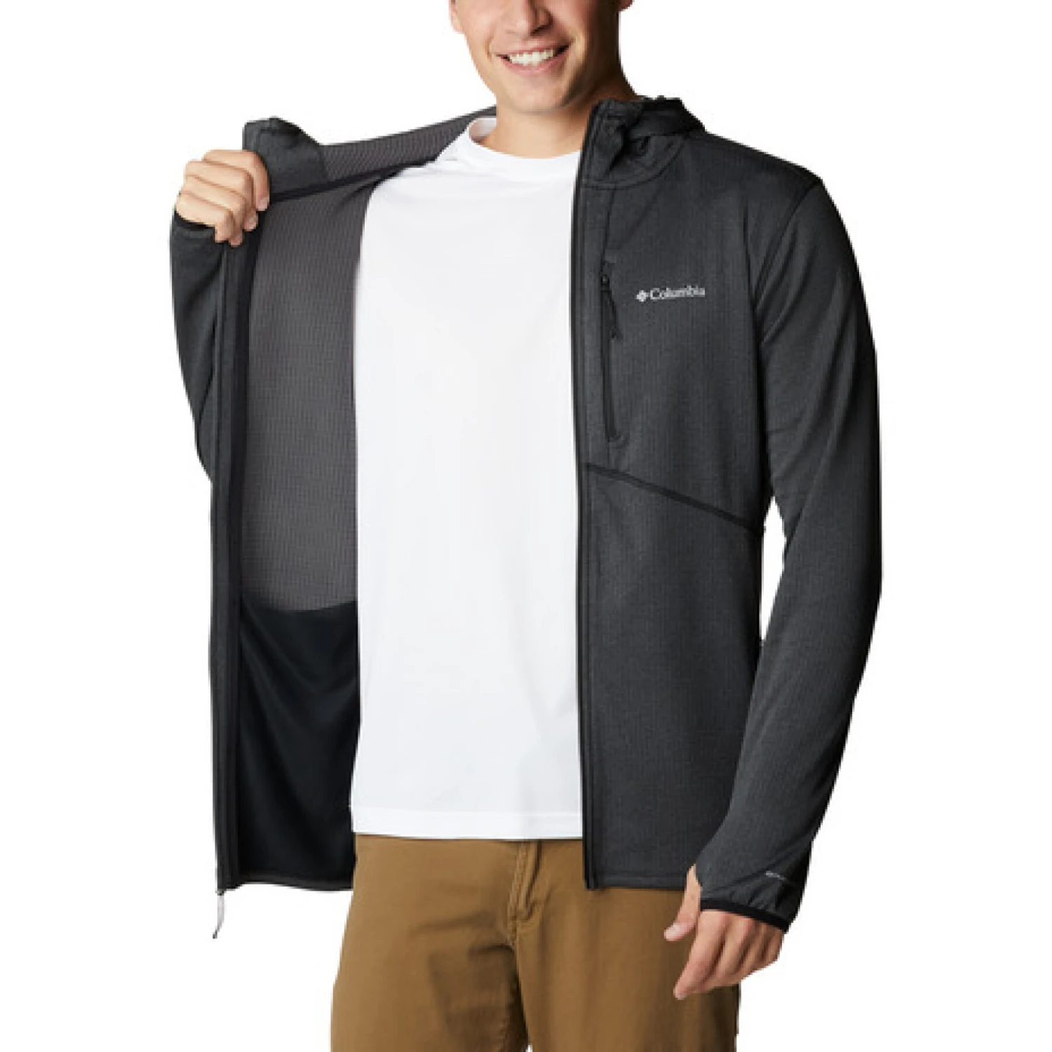Sudadera Con Capucha Columbia Park View Fleece FZ 3 Sudadera Con Capucha Columbia Park View Fleece FZ - Imagen 3