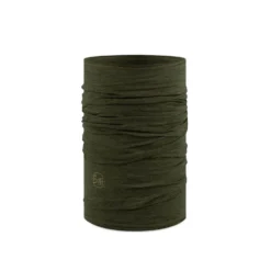 Collar Buff Lightweight Merino Wool Solid Bark