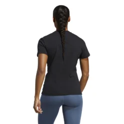 Camiseta De Mujer Adidas Terrex Classic Logo -Equipo Al Aire Libre adidas hz1392 5 apparel on model back view white nw032724