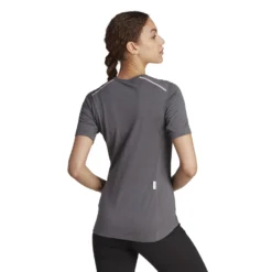 Camiseta De Mujer Adidas Xperior Merino 200 -Equipo Al Aire Libre adidas hz8554 5 apparel on model back view white
