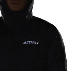 Plumífero Con Capucha Adidas Terrex Multi Insulation -Equipo Al Aire Libre adidas ib4190 11 apparel on model detail view 3 white