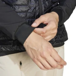 Plumífero Para Mujer Adidas Terrex Xperior Varilite Hybrid PrimaLoft -Equipo Al Aire Libre adidas ib4203 10 apparel on model detail view 2 white