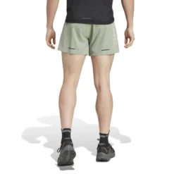 Pantalón Corto Adidas Terrex Techrock Pro Trail -Equipo Al Aire Libre adidas ij8301 4 apparel on model back view white