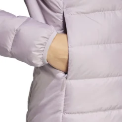 Plumífero Ligera Con Capucha Para Mujer Adidas Terrex Multi -Equipo Al Aire Libre adidas ip3544 7 apparel on model detail view 1 white