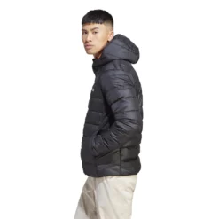 Plumífero Ligera Con Capucha Adidas Terrex Multi -Equipo Al Aire Libre adidas ip6038 6 apparel on model side view white bv