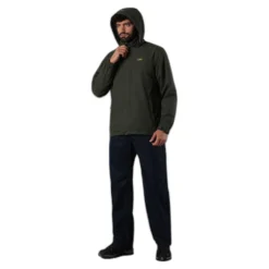 Chaqueta Impermeable Con Capucha CMP Snaps -Equipo Al Aire Libre cmp 39x7367 e319 oil green 2