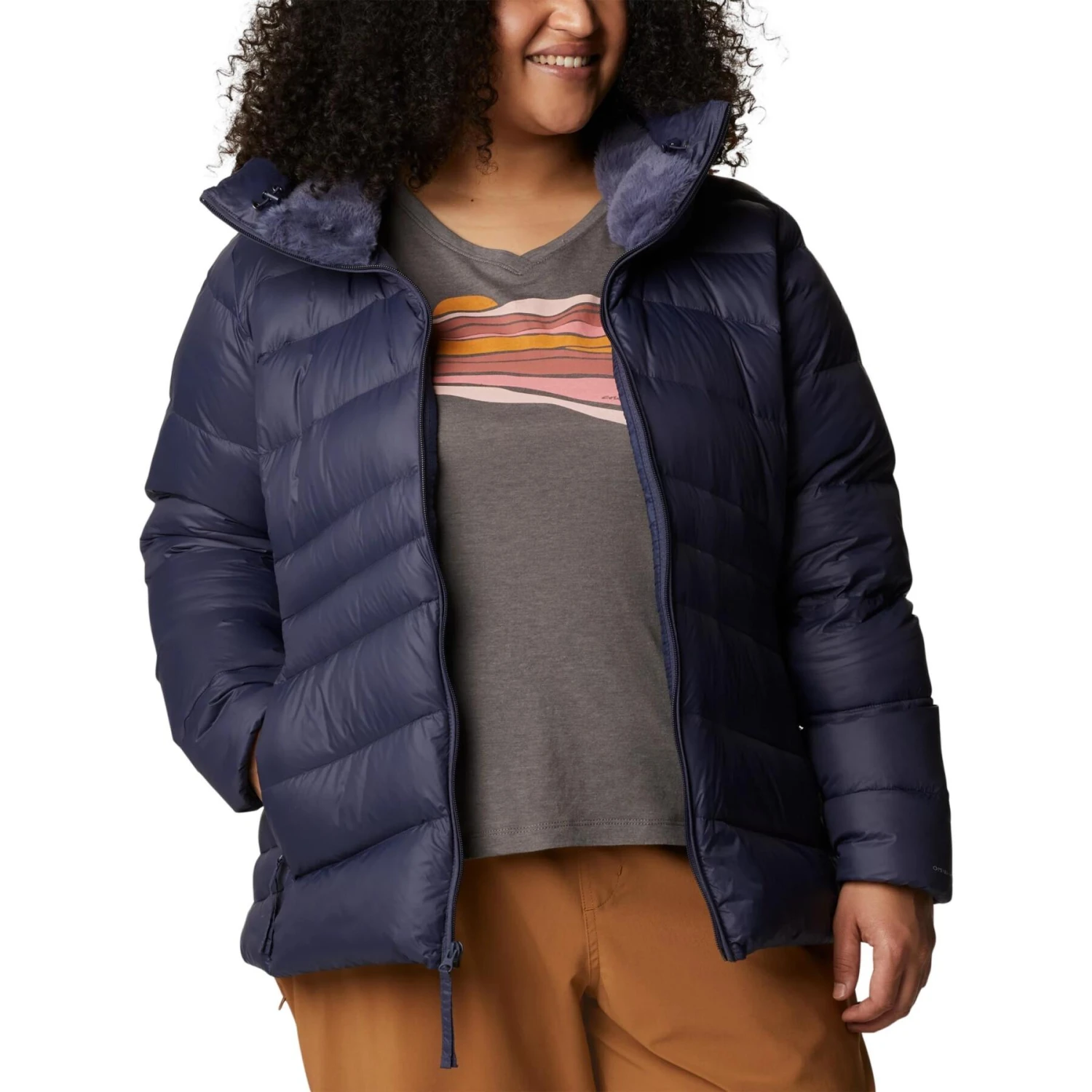 Plumífero Con Capucha Para Mujer Columbia Autumn Park Down 2 Plumífero Con Capucha Para Mujer Columbia Autumn Park Down - Imagen 2