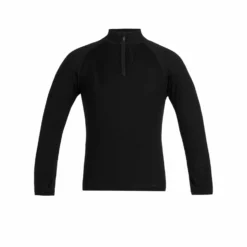 Camiseta Térmica De Manga Larga Para Niños Icebreaker Tech Half Zip 260