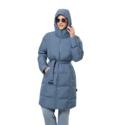 Plumífero Para Mujer Jack Wolfskin Frozen Lake -Equipo Al Aire Libre jack wolfskin 1206131 1380 1 frozen lake coat w frost blue