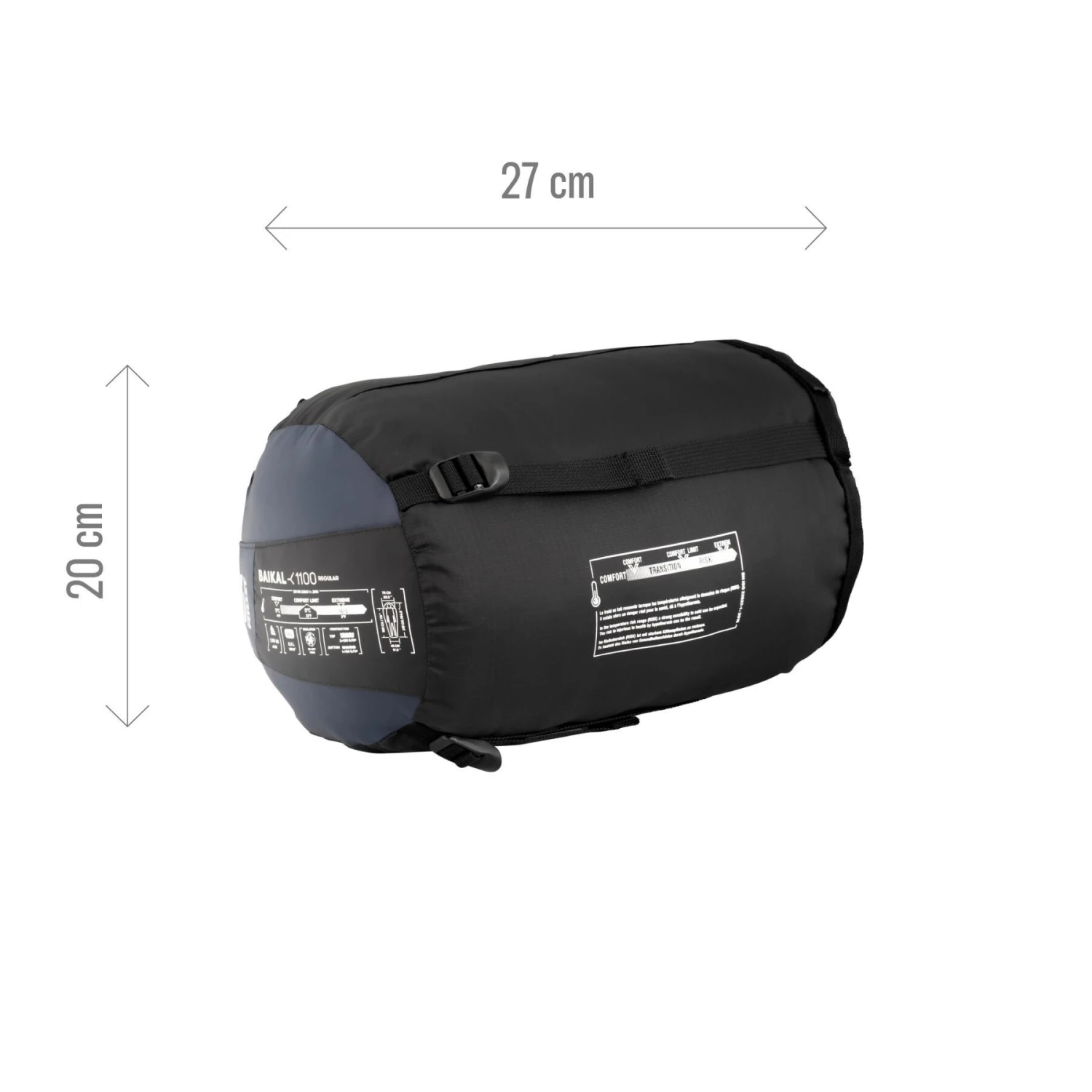 Saco De Dormir Con Cremallera En El Lado Izquierdo Millet Baikal 1100 Reg -4°/0°C 5 Saco De Dormir Con Cremallera En El Lado Izquierdo Millet Baikal 1100 Reg -4°/0°C - Imagen 5
